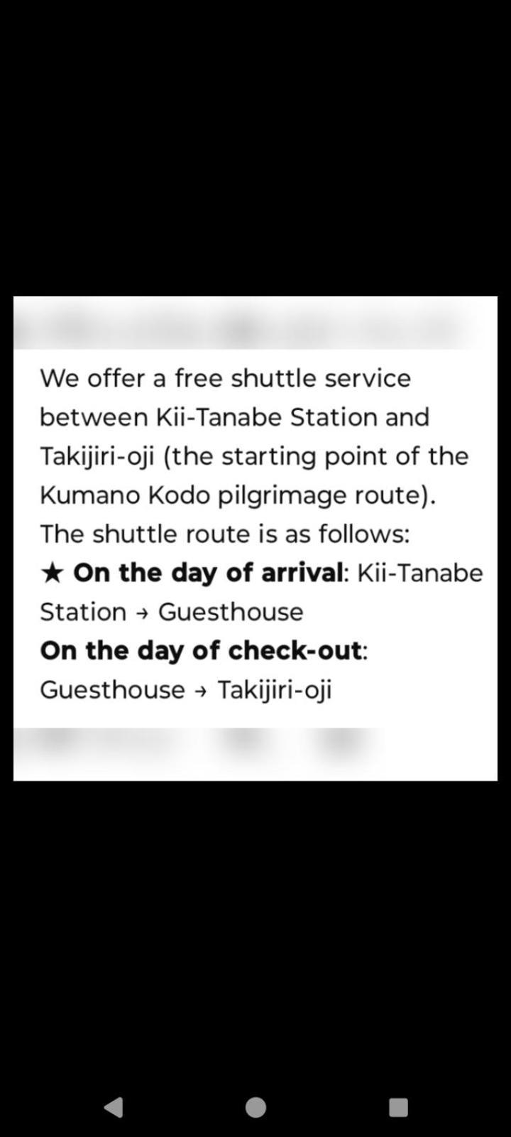 Kumano Kodo Nagano Guesthouse Tanabe Eksteriør bilde